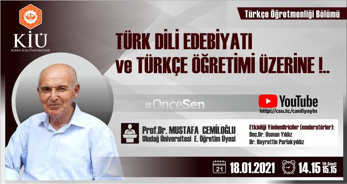 Türk Dili Edebiyatı ve Türkçe Öğretimi Üzerine